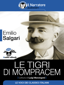 Emilio Salgari, Le tigri di Mompracem. Audio-eBook